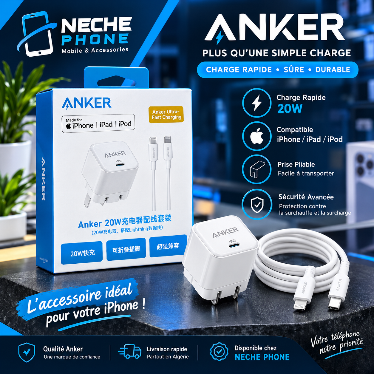 Charger ANKER 20W